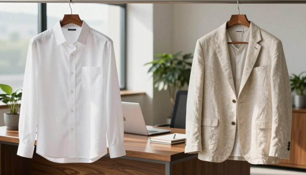 Cotton vs Linen for office wear