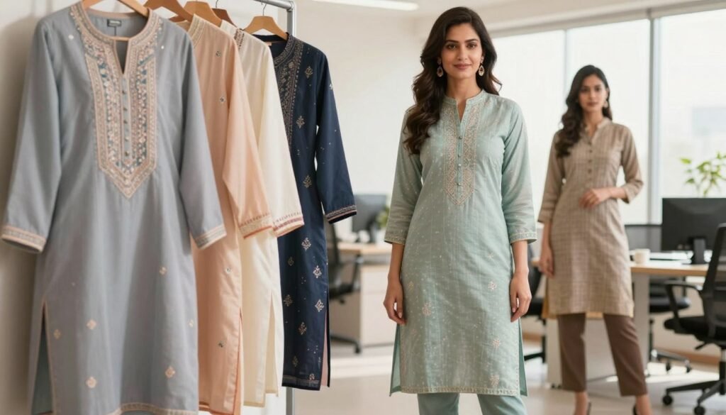 Office wear kurtas for women